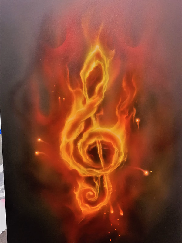 Airbrush Sandra Wild 11
